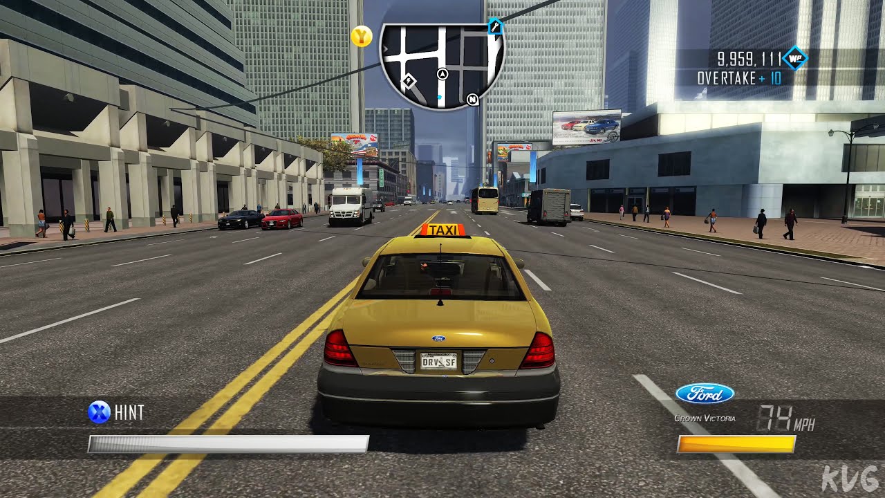 Driver San Francisco - Ford Crown Victoria (Taxi) - Open World Free Roam Gameplay (PC UHD) [4K60FPS]