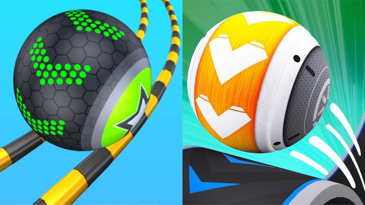 Going Balls Vs Gyrosphere Trials - Satisfying Mobile Ball Game All Levels Android,iOS Gameplay