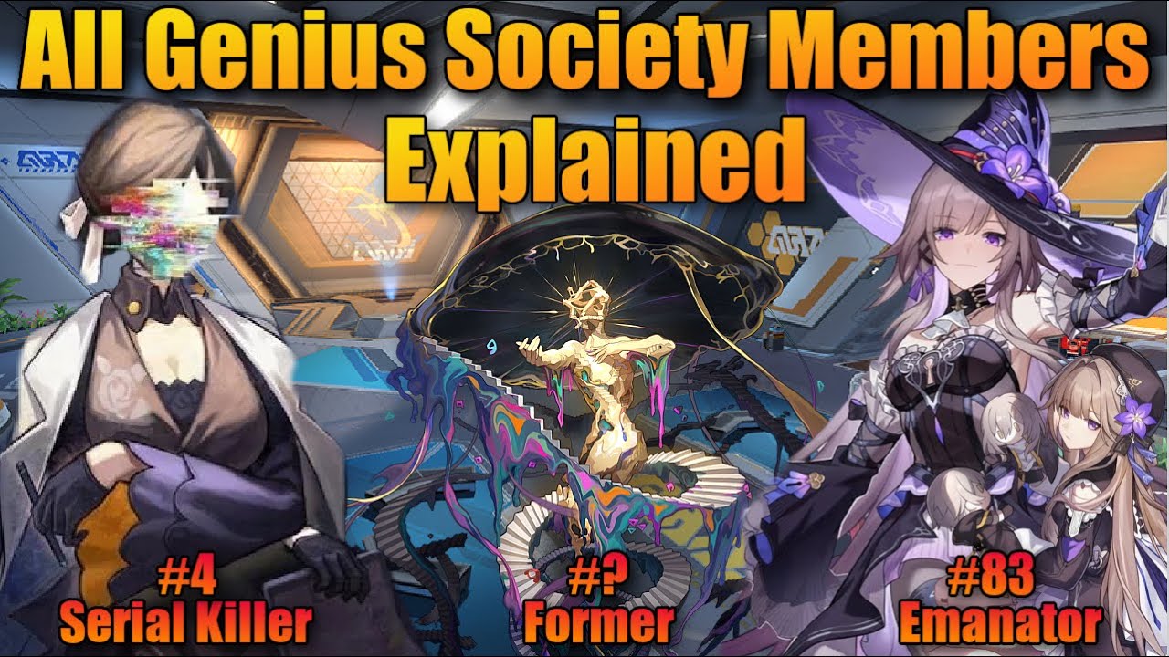 Herta & All Genius Society Members Explained! Nous Of Erudition Emanators - Star Rail Lore & Theory