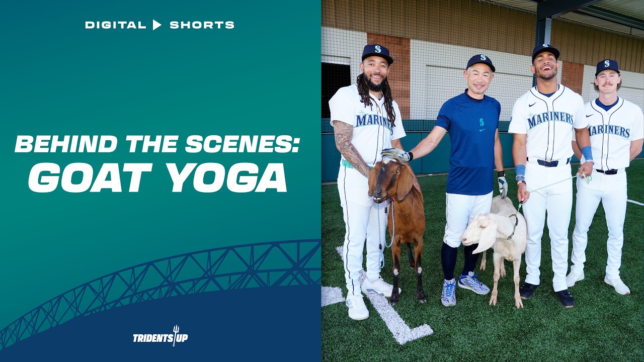 Behind the Scenes: GOAT Yoga - Mariners Digital Short (2025)