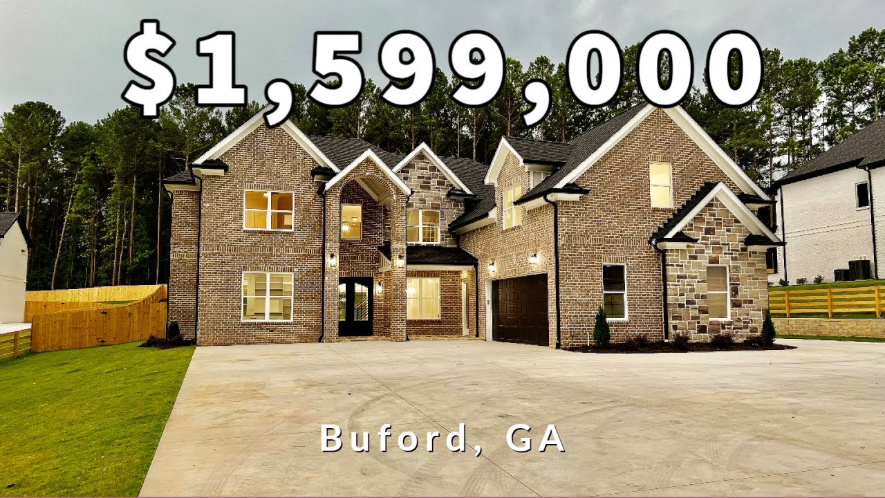 Buford Luxury Living: Spectacular 5-Bedroom Home Tour with Pool, Jacuzzi, and Gourmet Kitchen