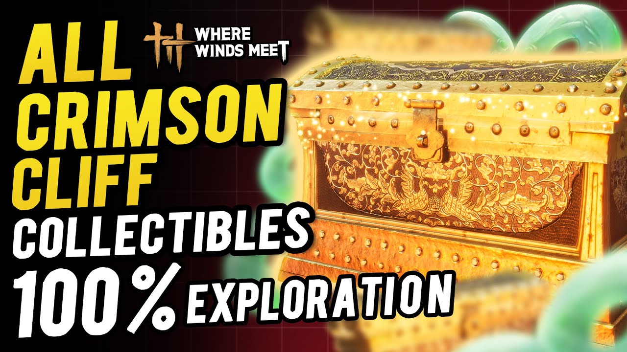 Crimson Cliff 100% All Collectibles & Chest Location ~100% Exploration (Sentient Being) WWM