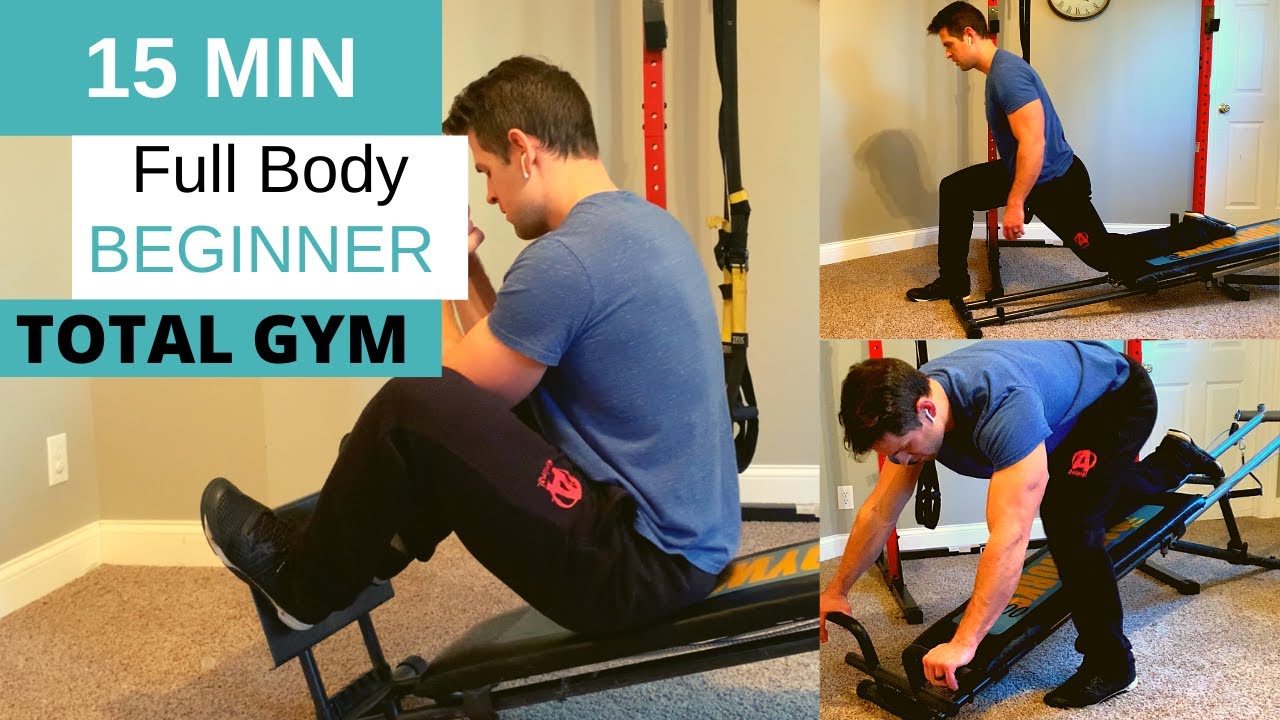 15 MIN FULL BODY TOTAL GYM BEGINNER WORKOUT