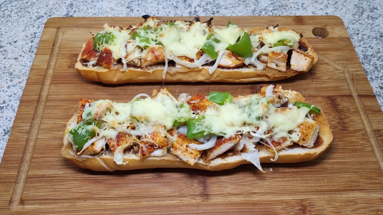 BBQ Chicken Sandwich - Baguetes de frango barbecue e mel