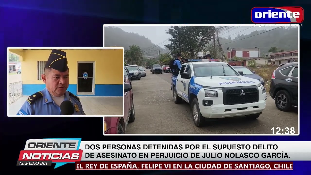 DOS PERSONAS DETENIDAS POR EL SUPUESTO DELITO DE ASESINATO EN PERJUICIO DE JULIO NOLASCO GARCÍA.