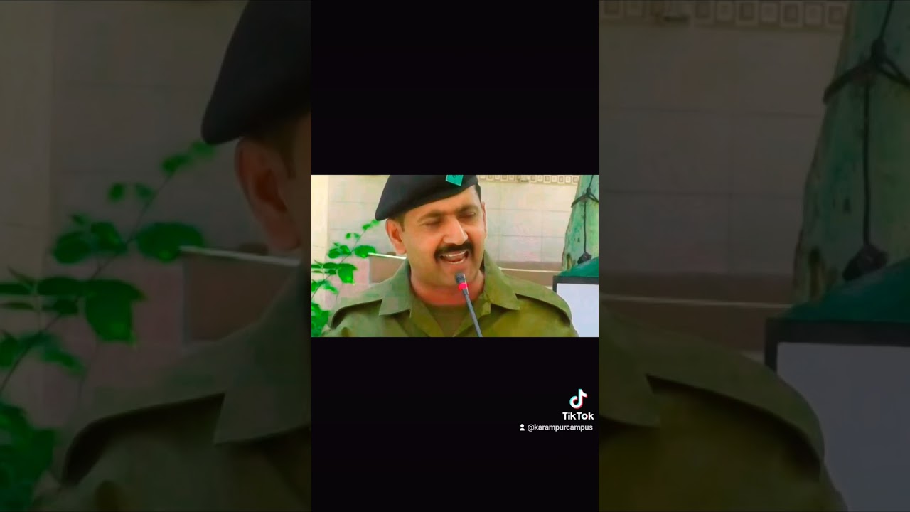 speech In police department