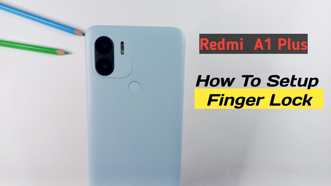 How To Setup Finger Lock & FingerPrint Test | Redmi A1 Plus