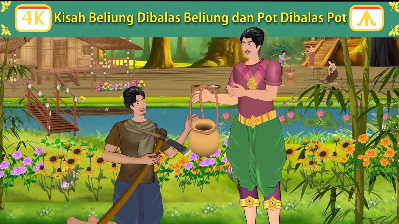 Kisah Beliung Dibalas Beliung dan Pot Dibalas Pot | Airplane Tales Indonesian