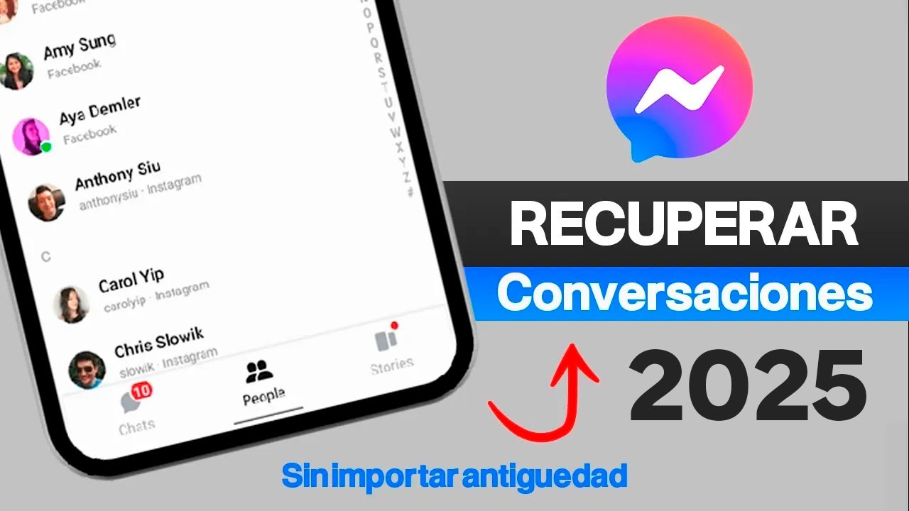 Cómo RECUPERAR conversaciones de Facebook Messenger | No importa la Antigüedad