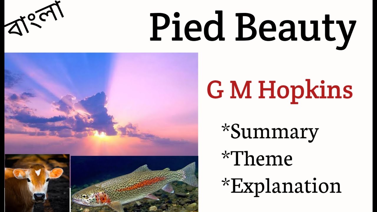 Pied Beauty By G M Hopkins Bangla Summary Theme
