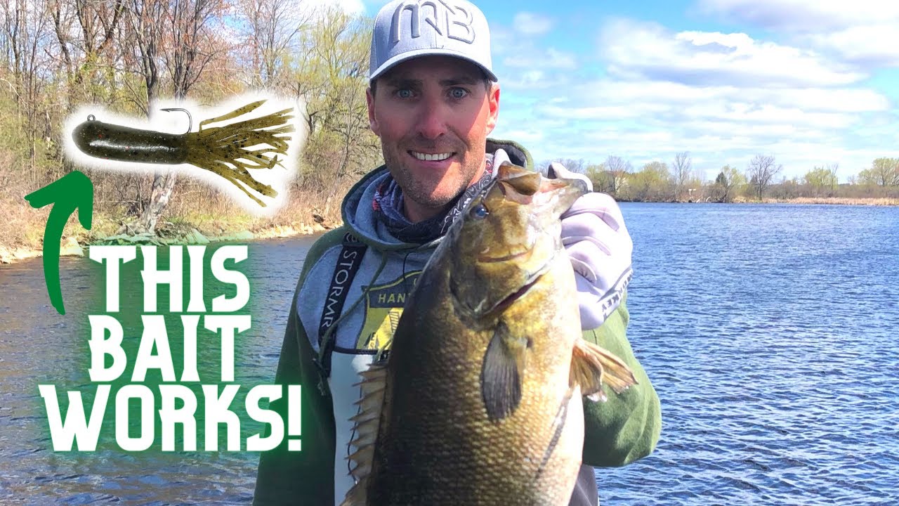 Как ловить рыбу на трубку при помощи Big Smallmouth Crush!