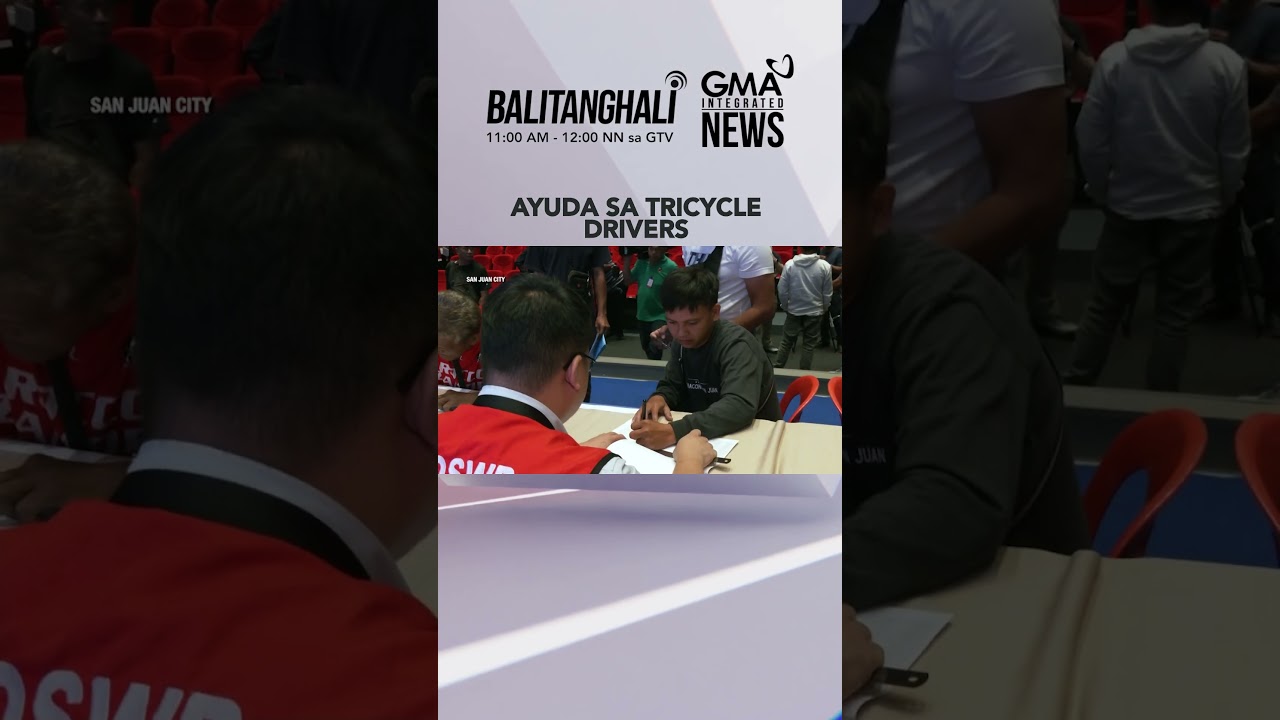 Umarangkada na ang pamimigay ng ayuda sa mga tricycle driver sa Metro Manila... | Balitanghali