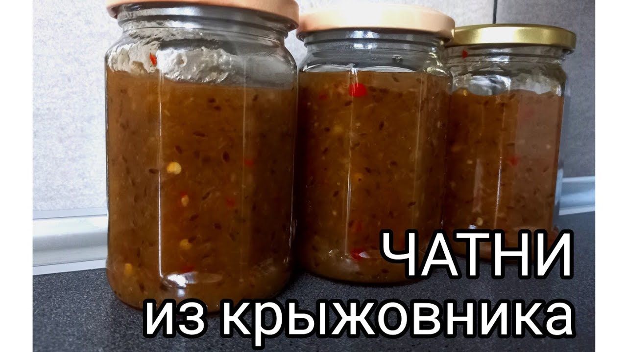 Чатни из крыжовника - ягодный кисло-сладкий соус к мясу и курице