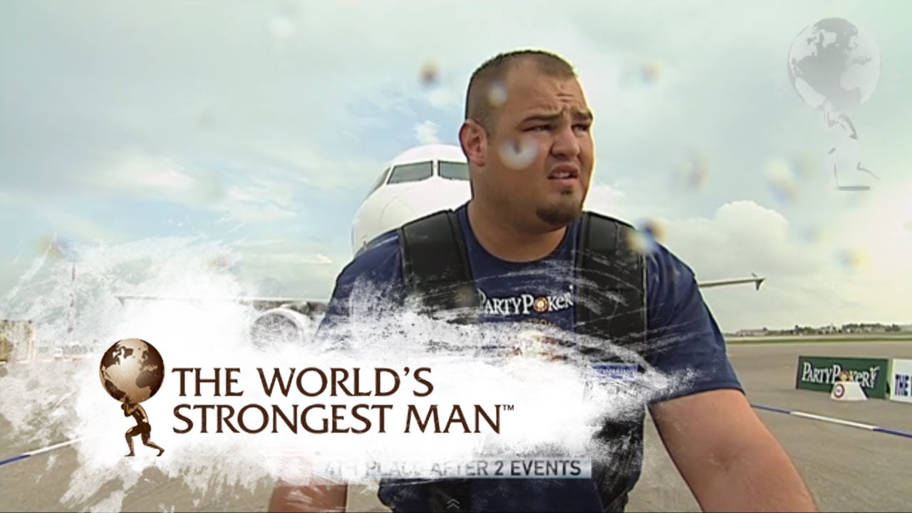 2009 Plane Pull: Brian Shaw | World's Strongest Man