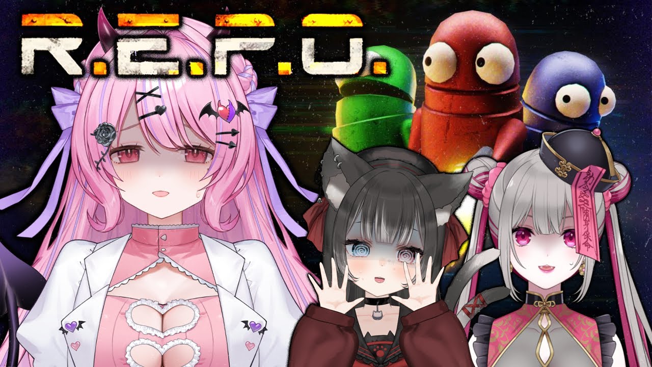 【#REPO 】協力ホラーゲームで初コラボ👻小悪魔だから怖くないもん(？) w/清音せらc,猫田なつなc【#魔宵きらら】