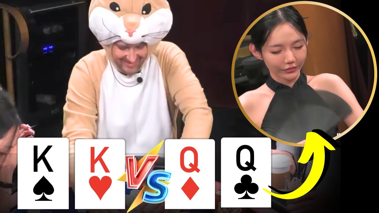 POKER QUEEN Goes ALL IN and Loses Massive Pot at Live Cash Game