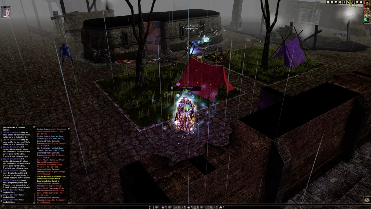 Neverwinter Nights EE World of Greyhawk - sail from Greyhawk to Critwall under siege city