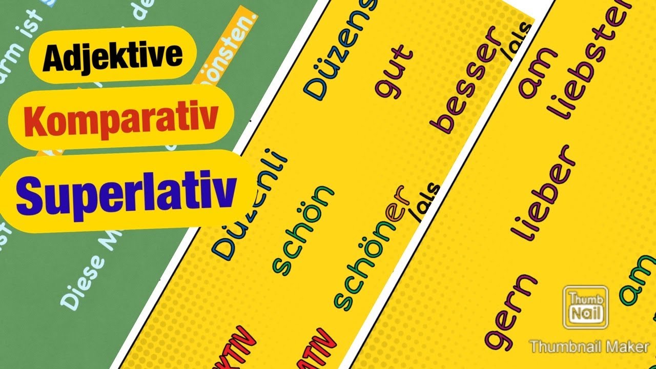 #29 ADJEKTIVE / KOMPARATIV / SUPERLATIV