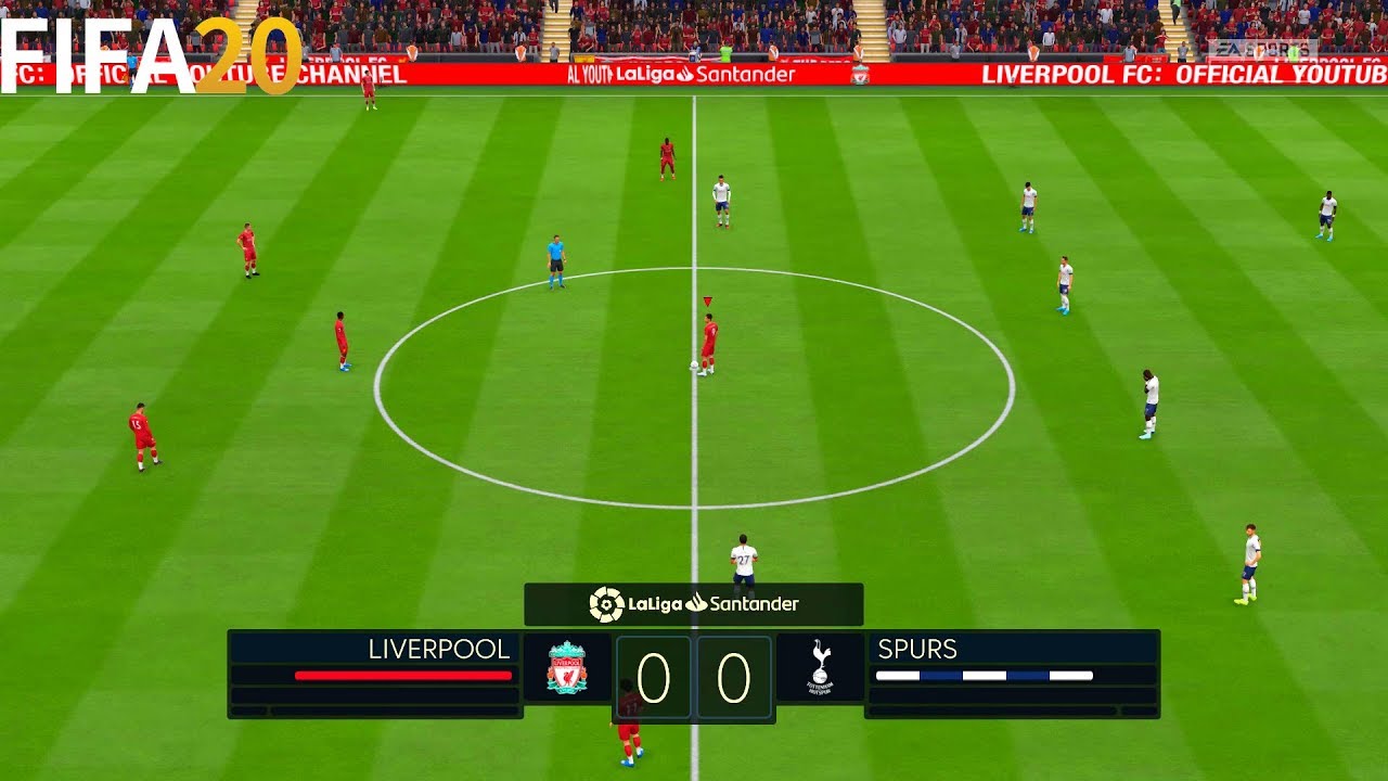 FIFA 20 | Liverpool vs Tottenham Hotspur - Super LaLiga - Full Match & Gameplay
