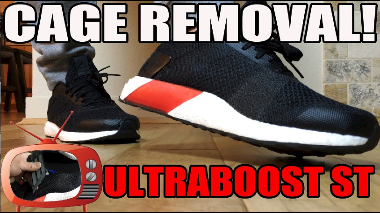 How To Uncage / Straps From adidas Ultra Boost ST Tutorial (w/ On Feet & Lace Swap)