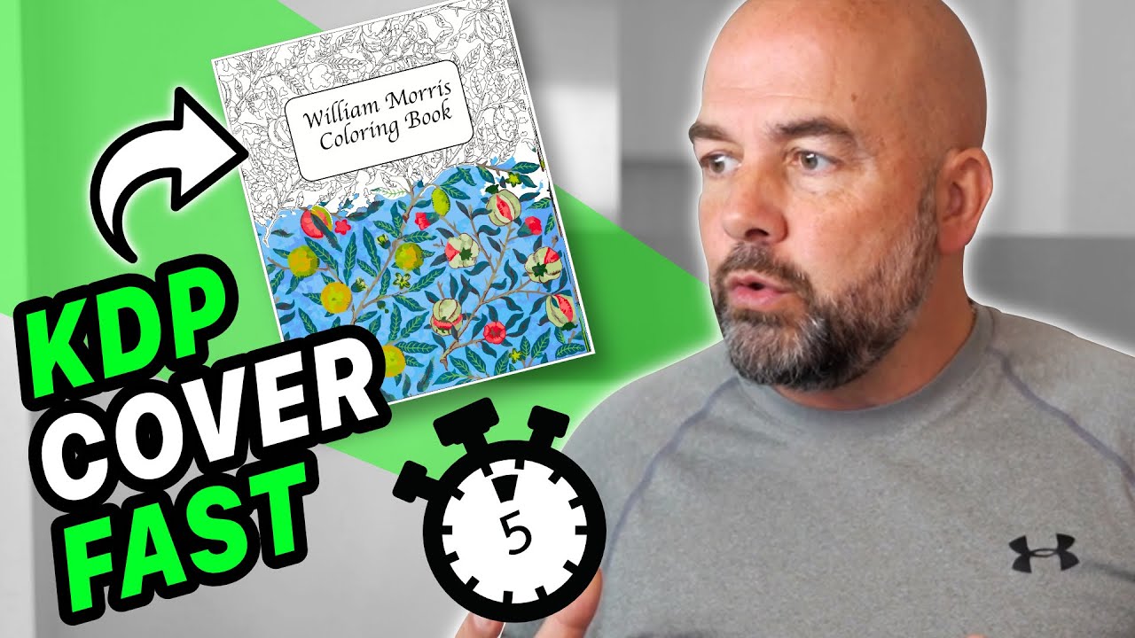 Create a KDP Coloring Book Cover FAST for Self Publishing on Amazon