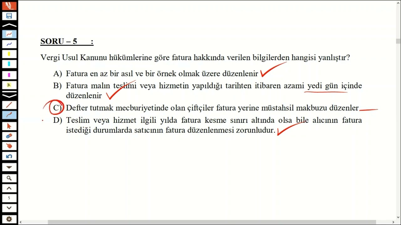 8. FATURA VE FATURA YERİNE GEÇEN VESİKALAR - HÜSEYİN ÇUKURTEPE