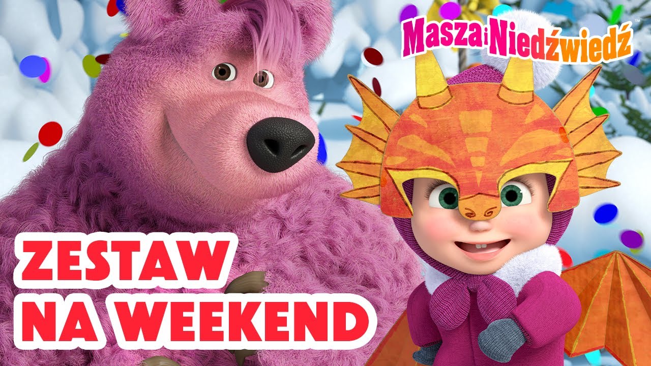 Masza i Niedźwiedź ✨ Zestaw na weekend 🏠 Kolekcja kreskówek ✨ Masha and the Bear
