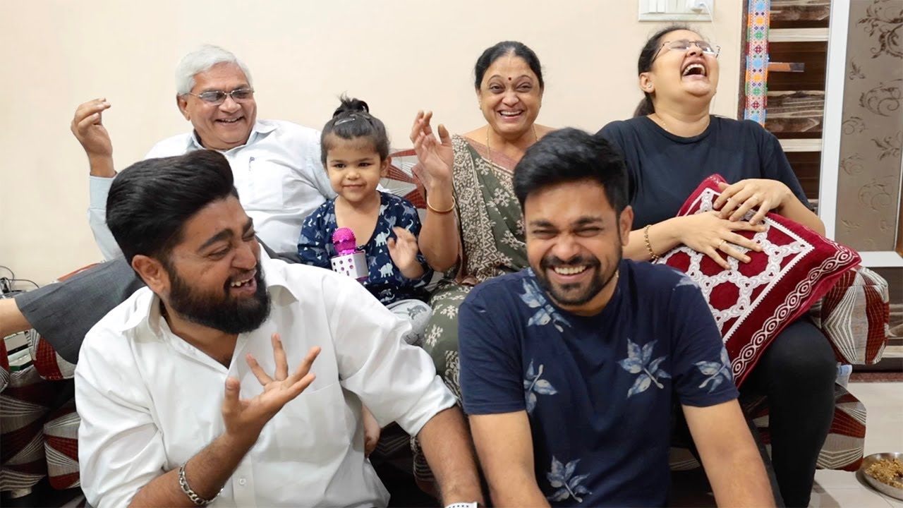 Gujarati family ka funniest animal sound game !