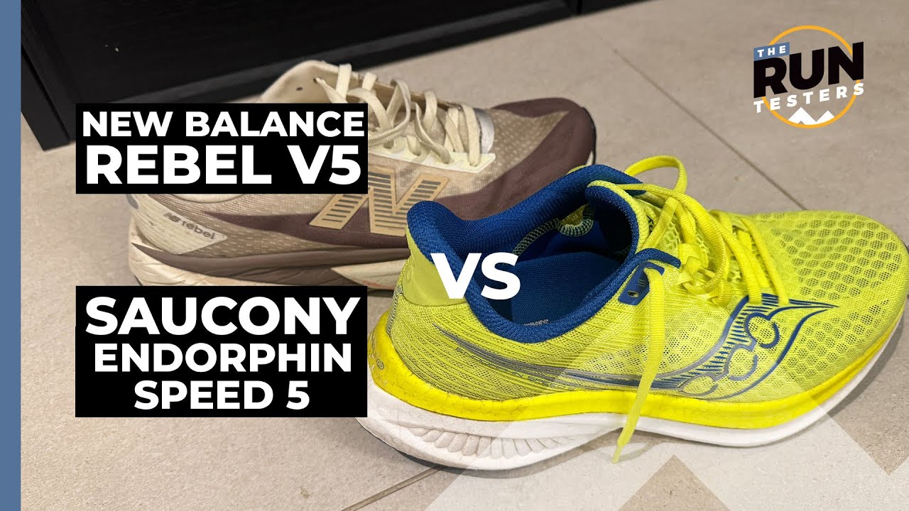 Saucony Endorphin Speed ​​5 против New Balance Rebel V5: мы выбираем лучшие кроссовки с амортизир...