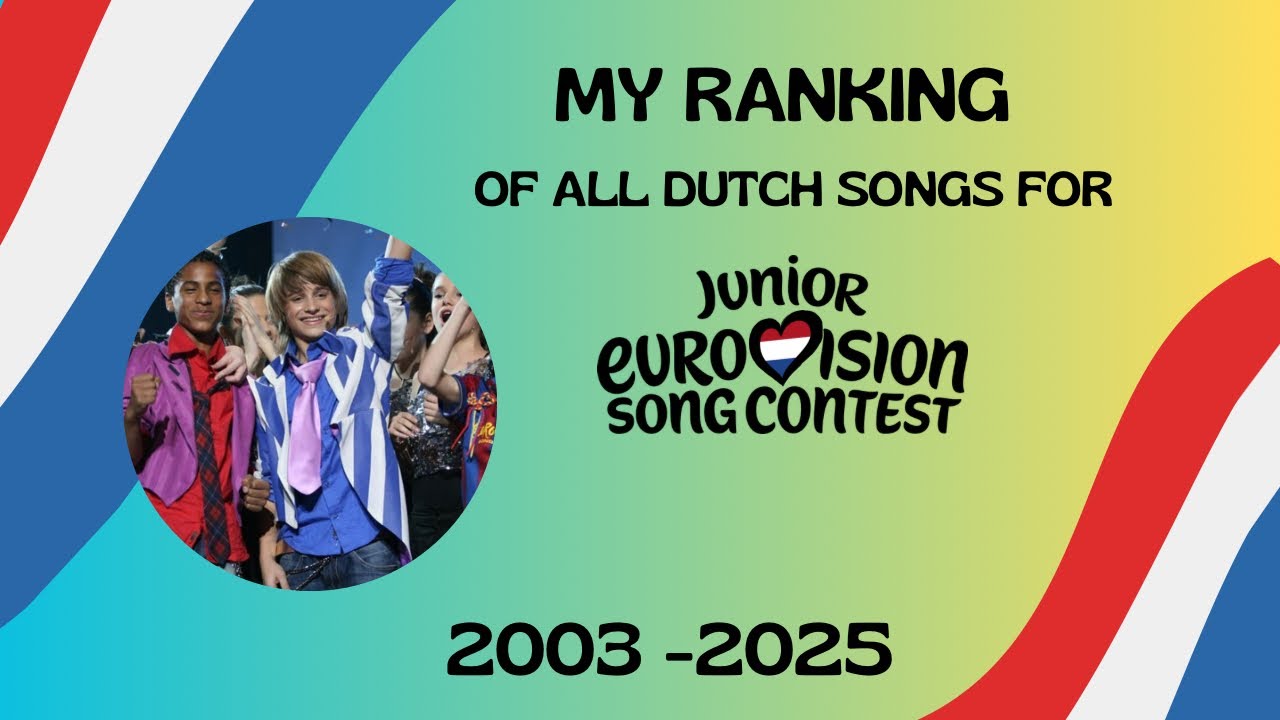 My ranking of all Dutch 🇳🇱 songs for JESC 