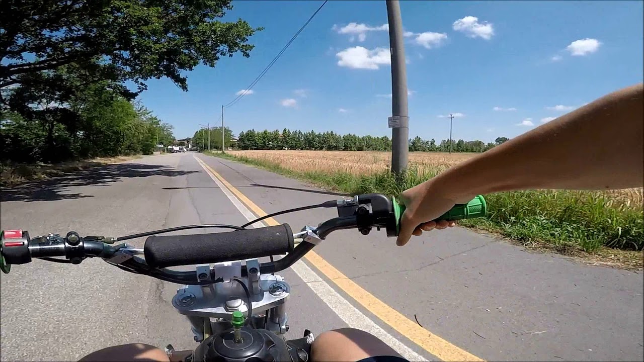 Come non guidare una pitbike 125