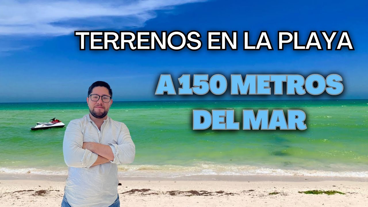 TERRENOS en la PLAYA!!! a 150 metros del MAR de CHICXULUB PUERTO