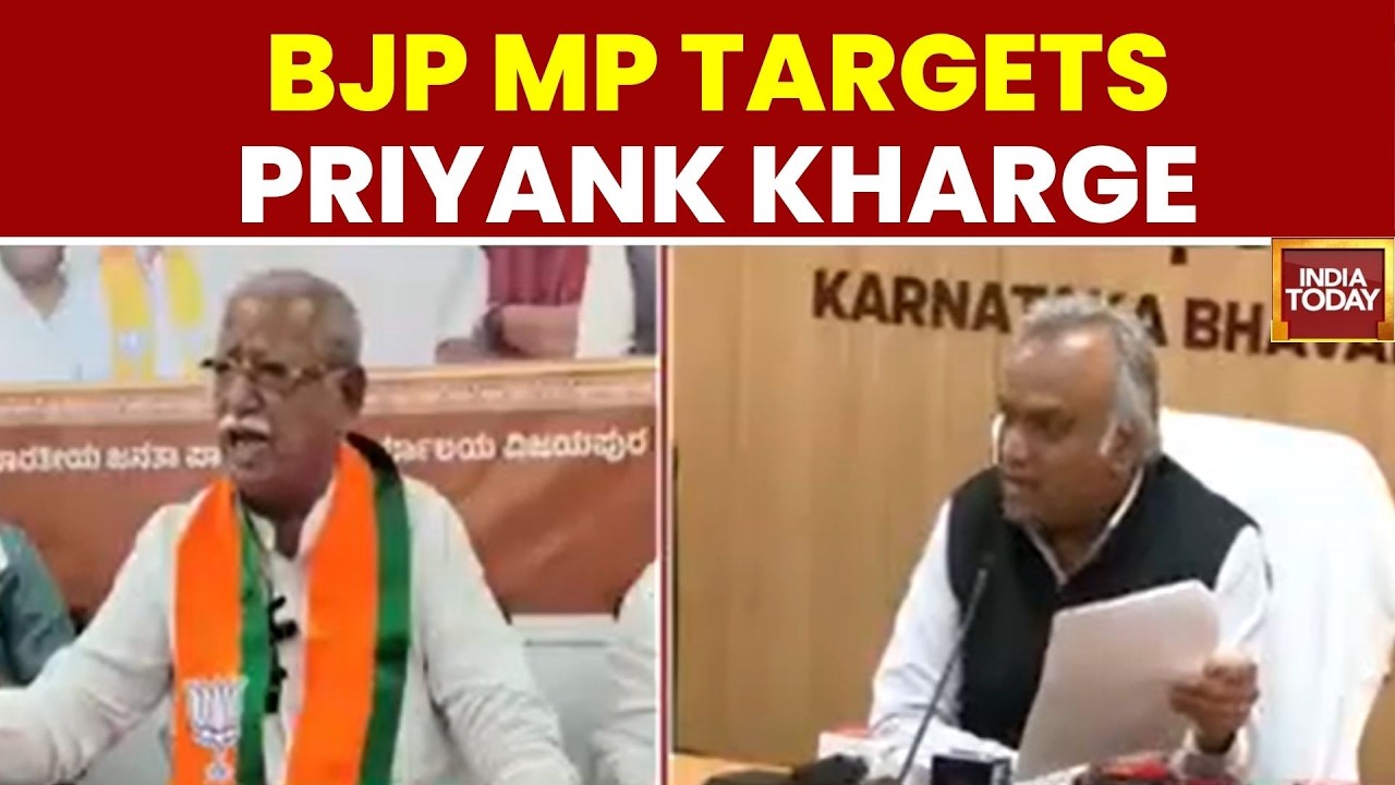 Priyank Kharge's RSS Remarks Spark Massive Political Row, BJP MP Hits Back