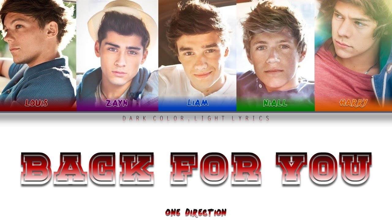 One Direction 'Back For You' Lyrics [Color Coded ENG_ESP]