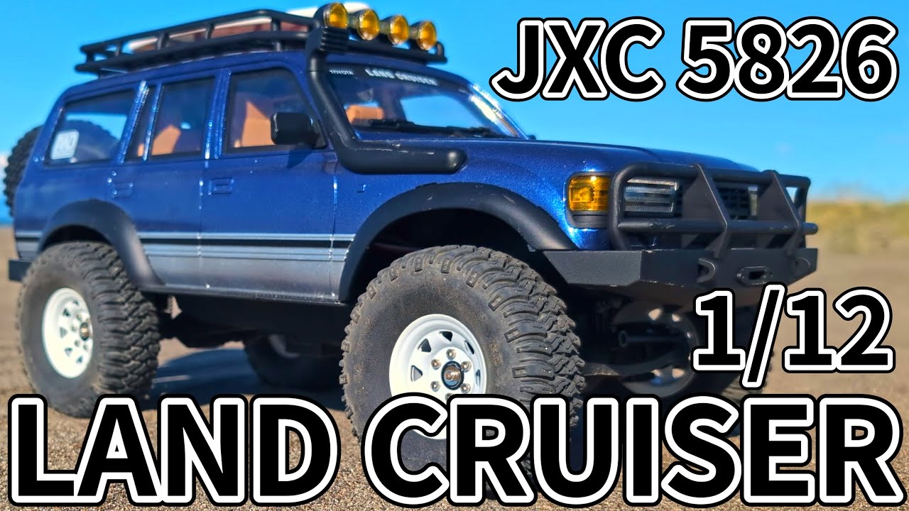 【1/12】クローラー ラジコン JXC5826 LAND CRUISER LC80を分解してレビューしてみた!!内装付のボディは超かっこいい!!