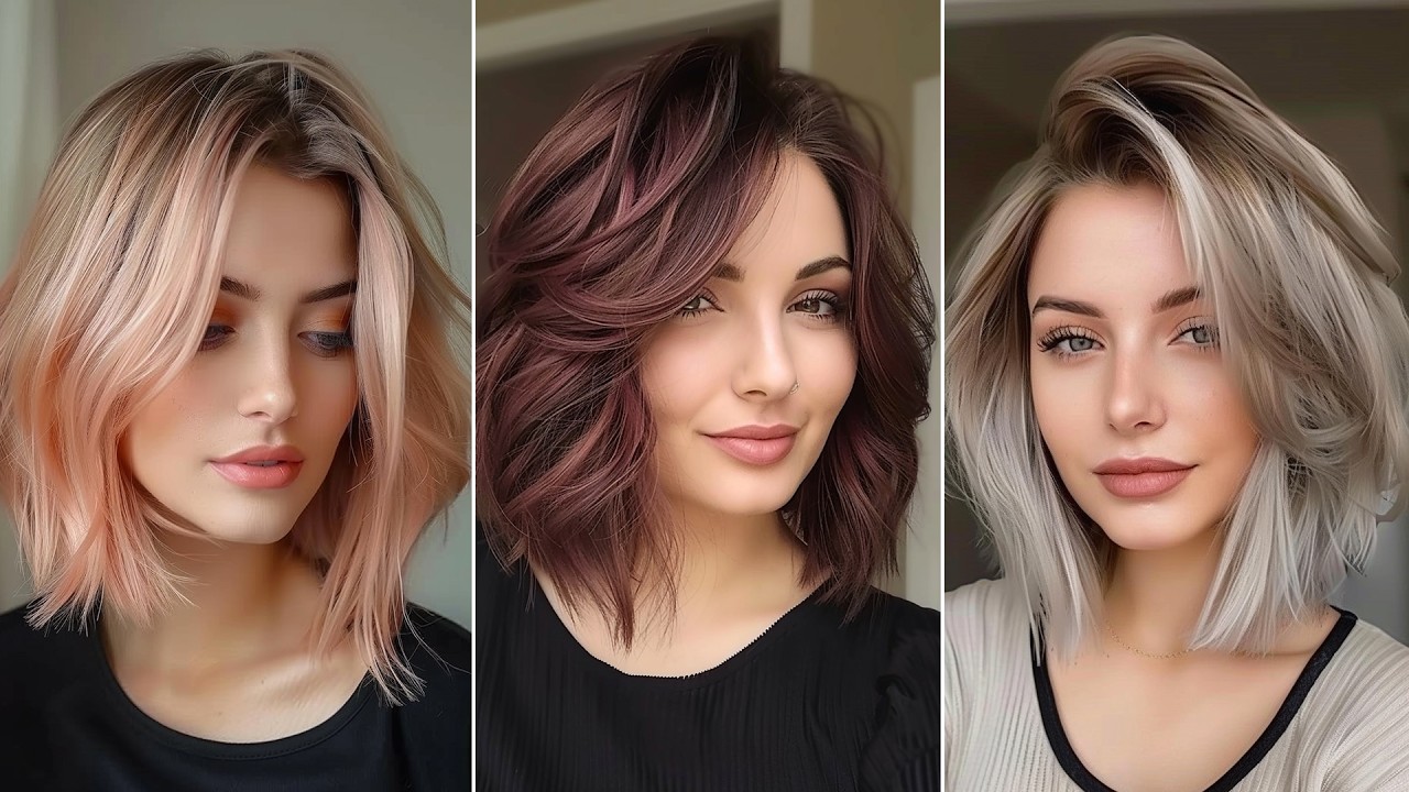 💇‍♀️🔥 Тренды стрижек 2026 года: стрижка боб для тонких волос, смелые изменения цвета волос