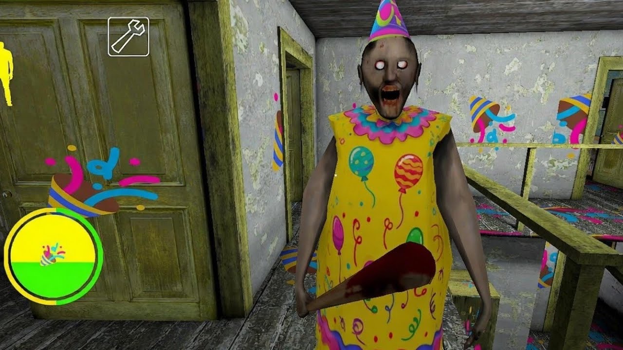 Granny Game Horror Escape Gameplay | Granny Birthday Party Ep5