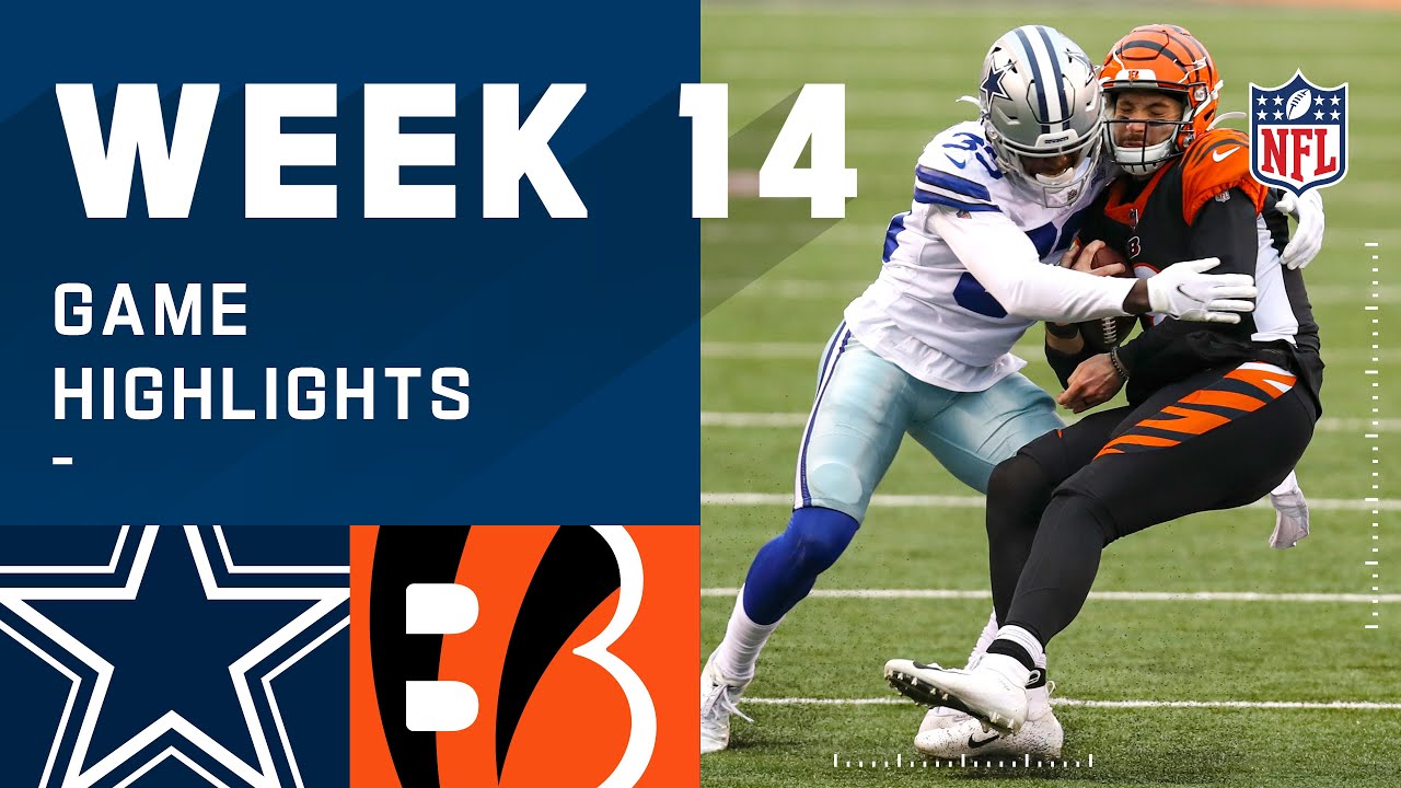 Cowboys vs. Bengals Week 14 Highlights | NFL 2020