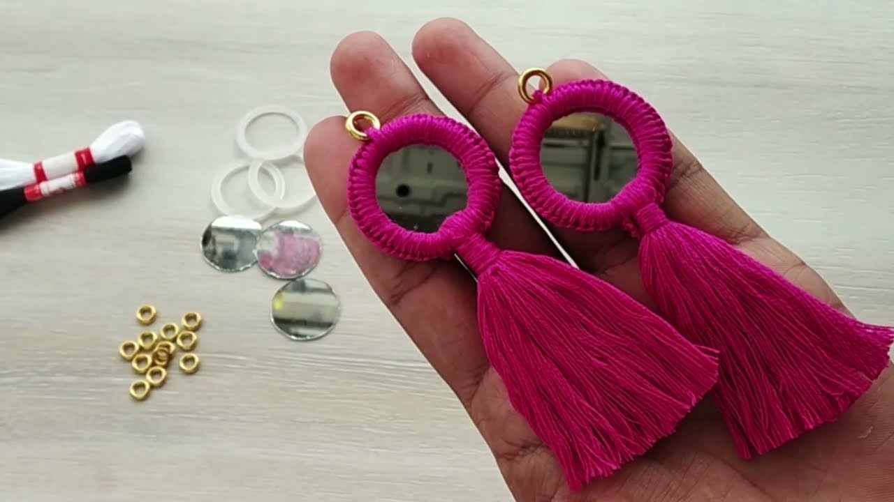 Mirror latkan making idea ll Very easy and beautiful kuchulu