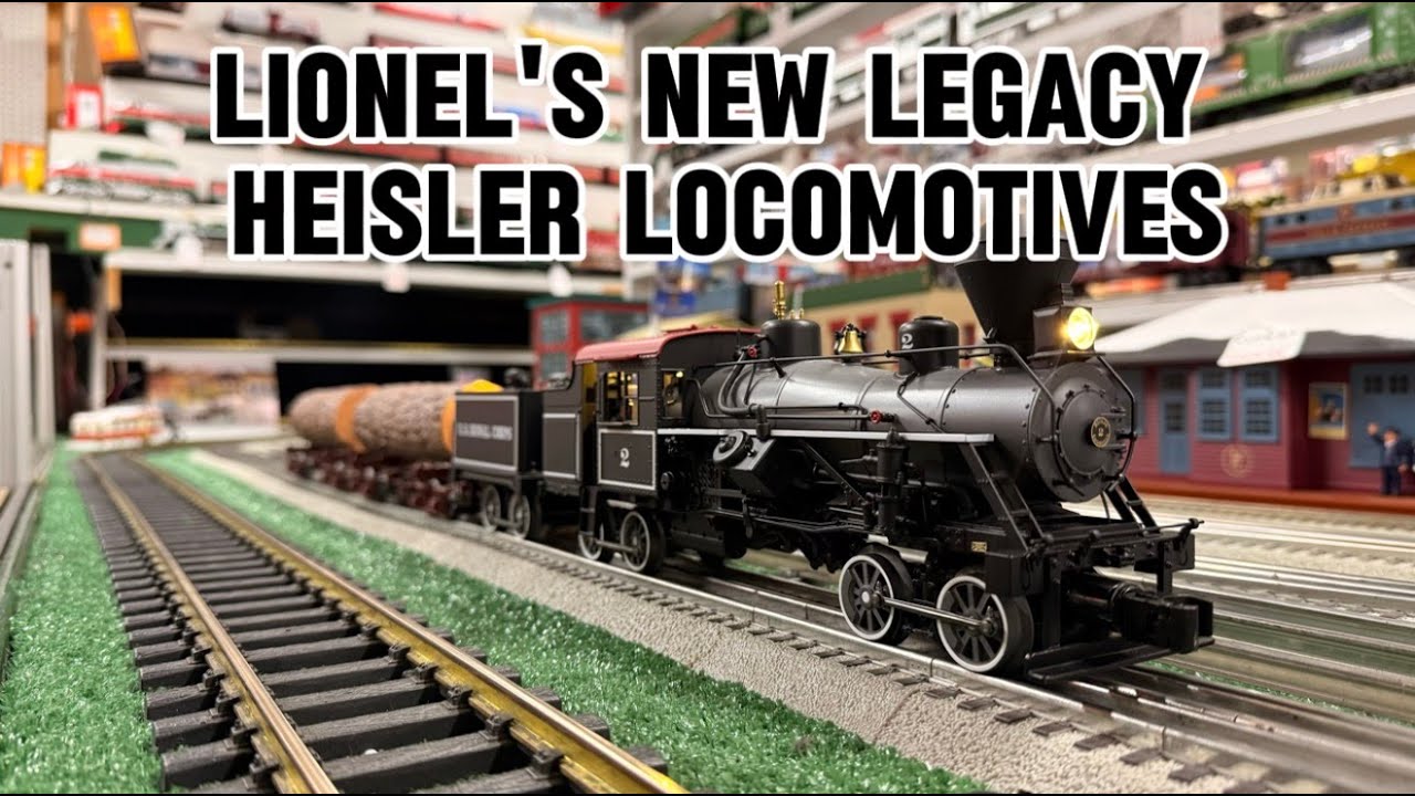 НОВЫЕ паровозы Legacy Heisler от Lionel!