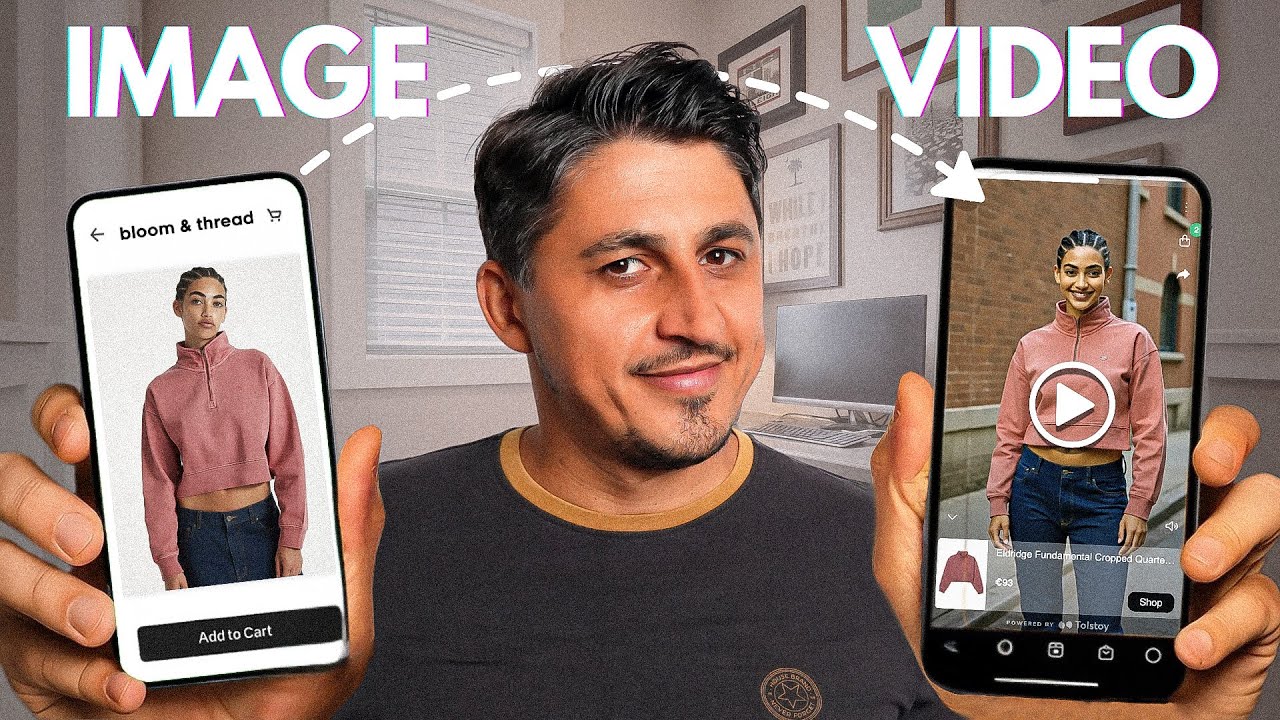 How To Turn Product Images Into Interactive Shoppable Videos in Shopify Using Tolstoy AI
