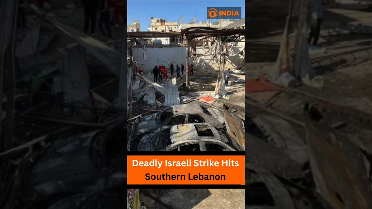 Deadly Israeli Strike Hits Southern Lebanon