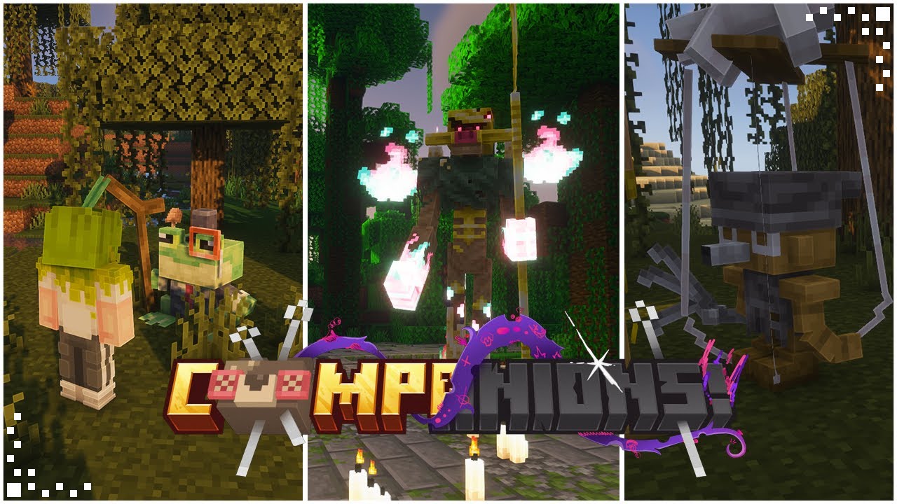 Companions! (Minecraft Mod Showcase) | New Pets, Boss & Amazing Features | Forge & Fabric 1.20.1