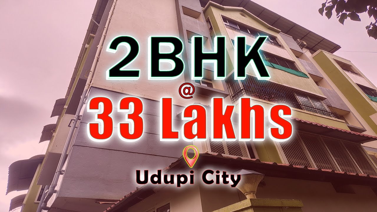 2BHK for Sale at Rs 33,00,000 nego. in Udupi City | Rental Income is Rs 15,000 | Invest now #udupi