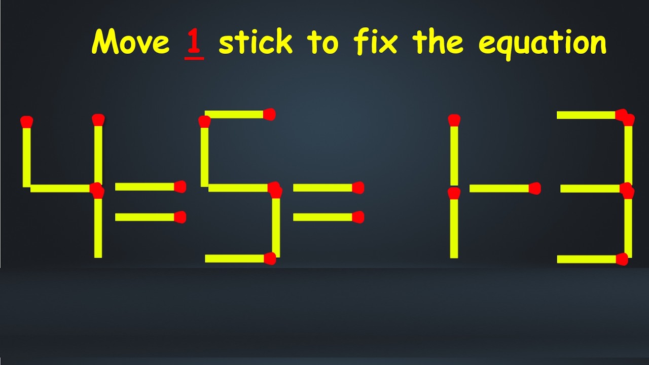 The 10 Matchstick Puzzle Challenge that CHANGED EVERYTHING