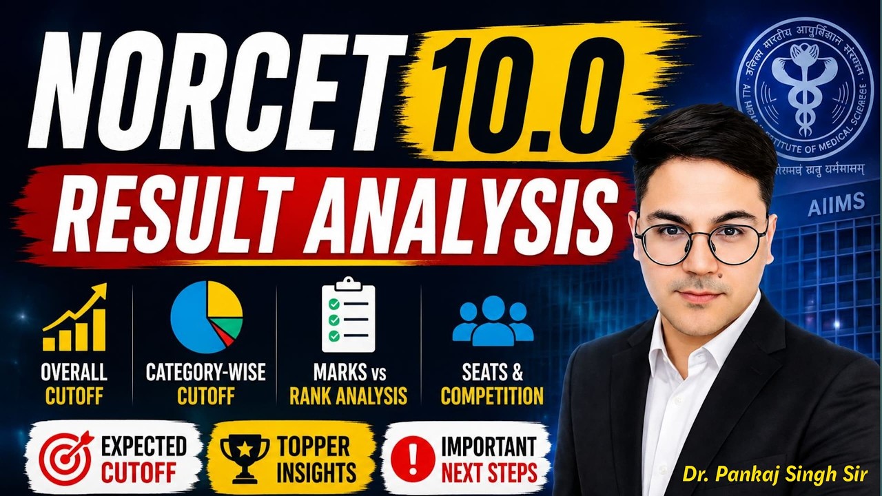 Result Analysis NORCET 10.0 & Congratulations to Selected Students by Dr. Pankaj Sir | GNA Academy
