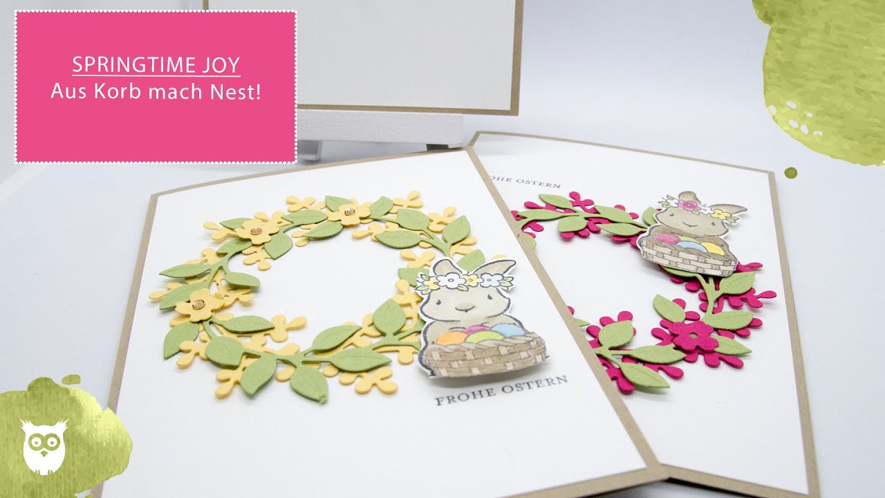 Osterkarten mit Springtime Joy - etwas anders