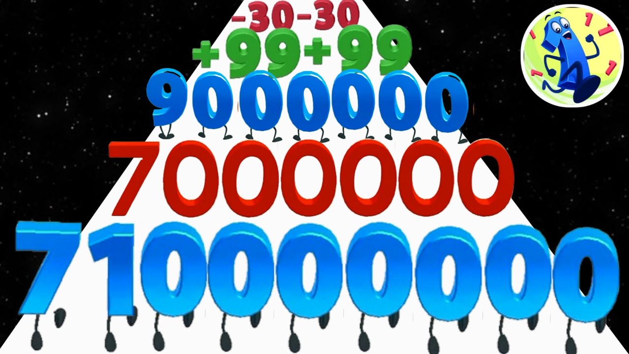 Number Run vs Roll Crowd - All Level Gameplay (Max Level, Math Game) New Update
