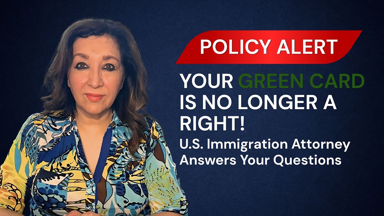 H-1B, F-1, B1/B2 Visa Holders: Your Path to a Green Card Just Changed. Watch This.