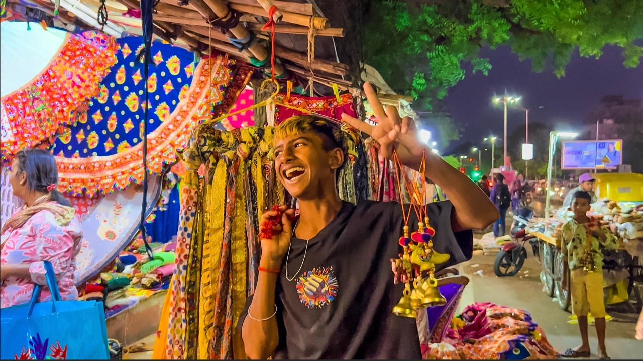 Law Garden NIGHT Market | Bustling Late-Night Steet Food Destination || AHMEDABAD